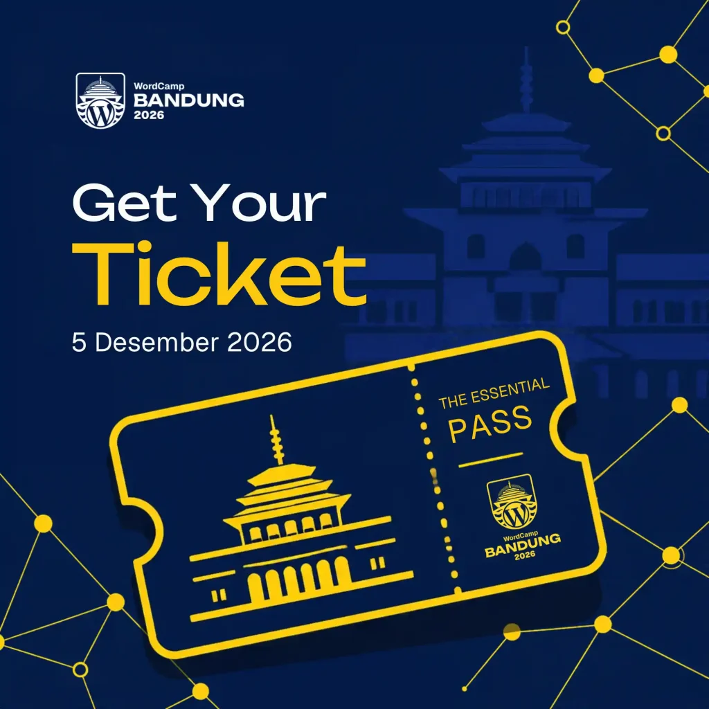 Tickets – WordCamp Bandung
